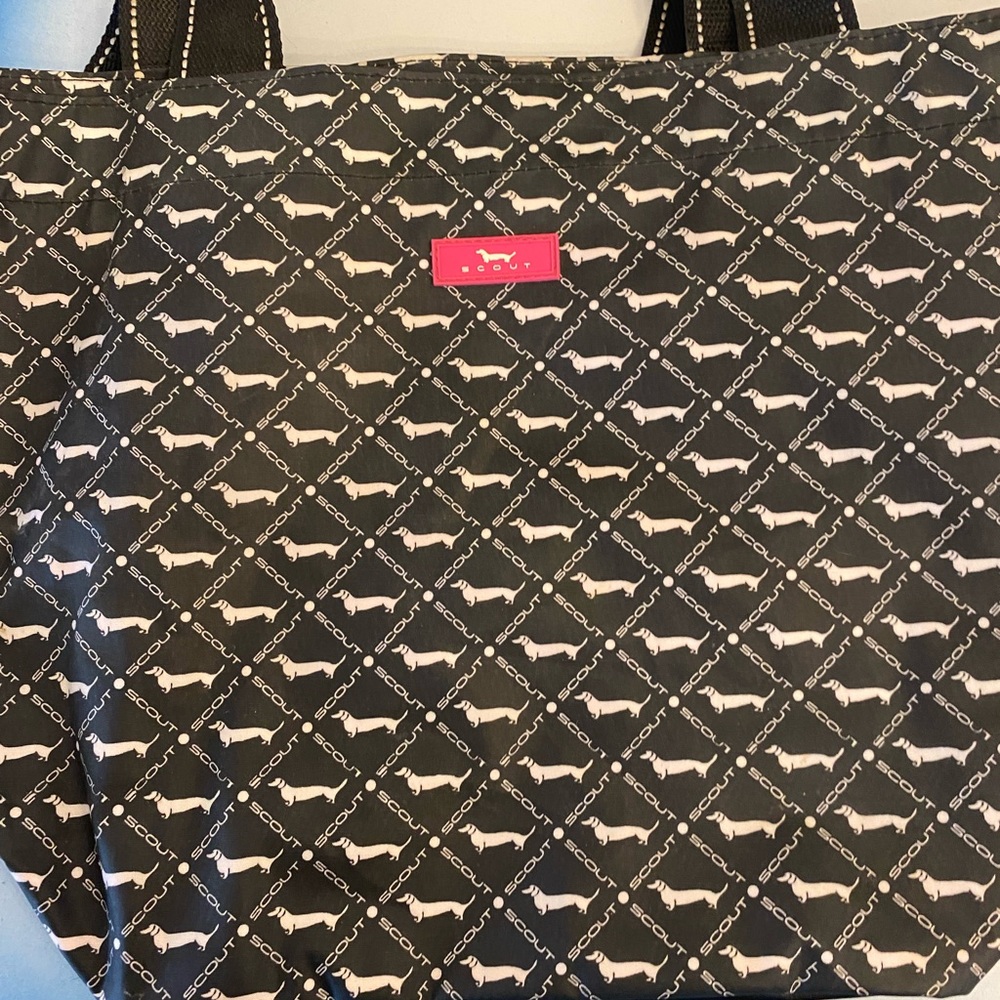 Scout tote bag . Dachshund.